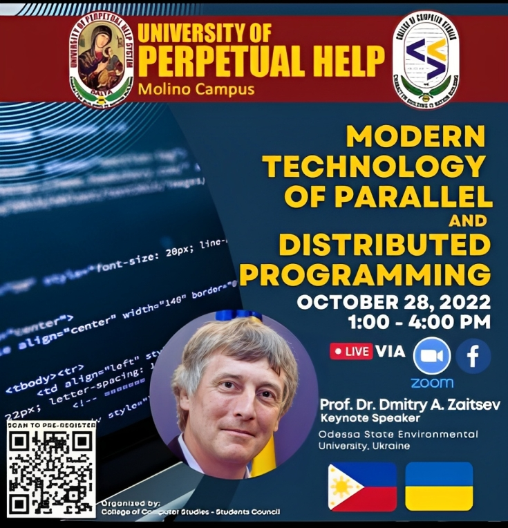 Modern Technology of Parallel and Distributed Programming webinar certificate